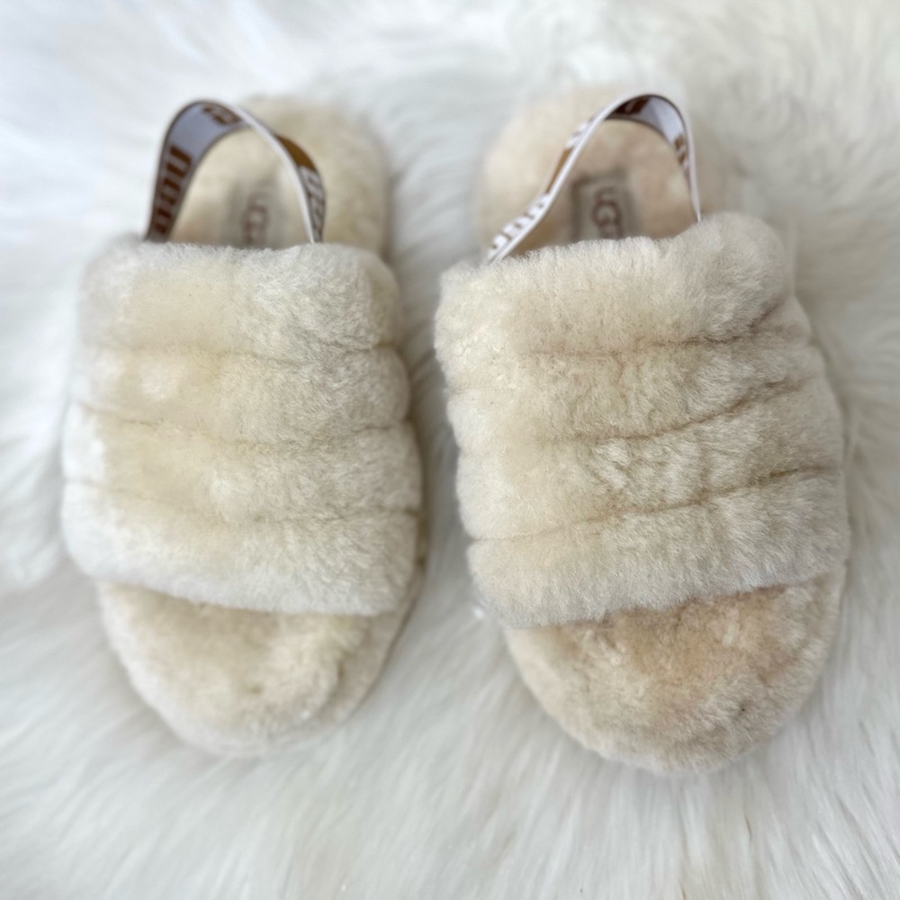 UGG Girls' Fluff Yeah Slides [KS143] - Picture 5 of 10